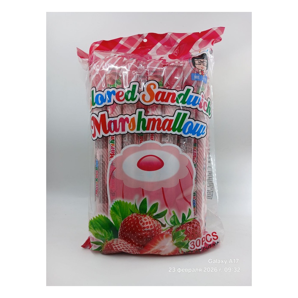 Iced Sandwich Strawberry Marshmallow