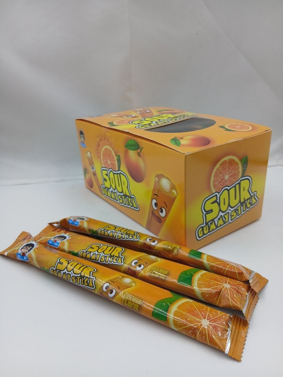 Sour Marmalade Sticks – Orange