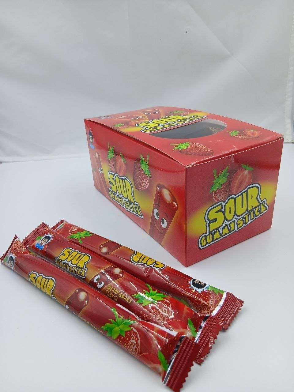Sour Marmalade Sticks – Strawberry