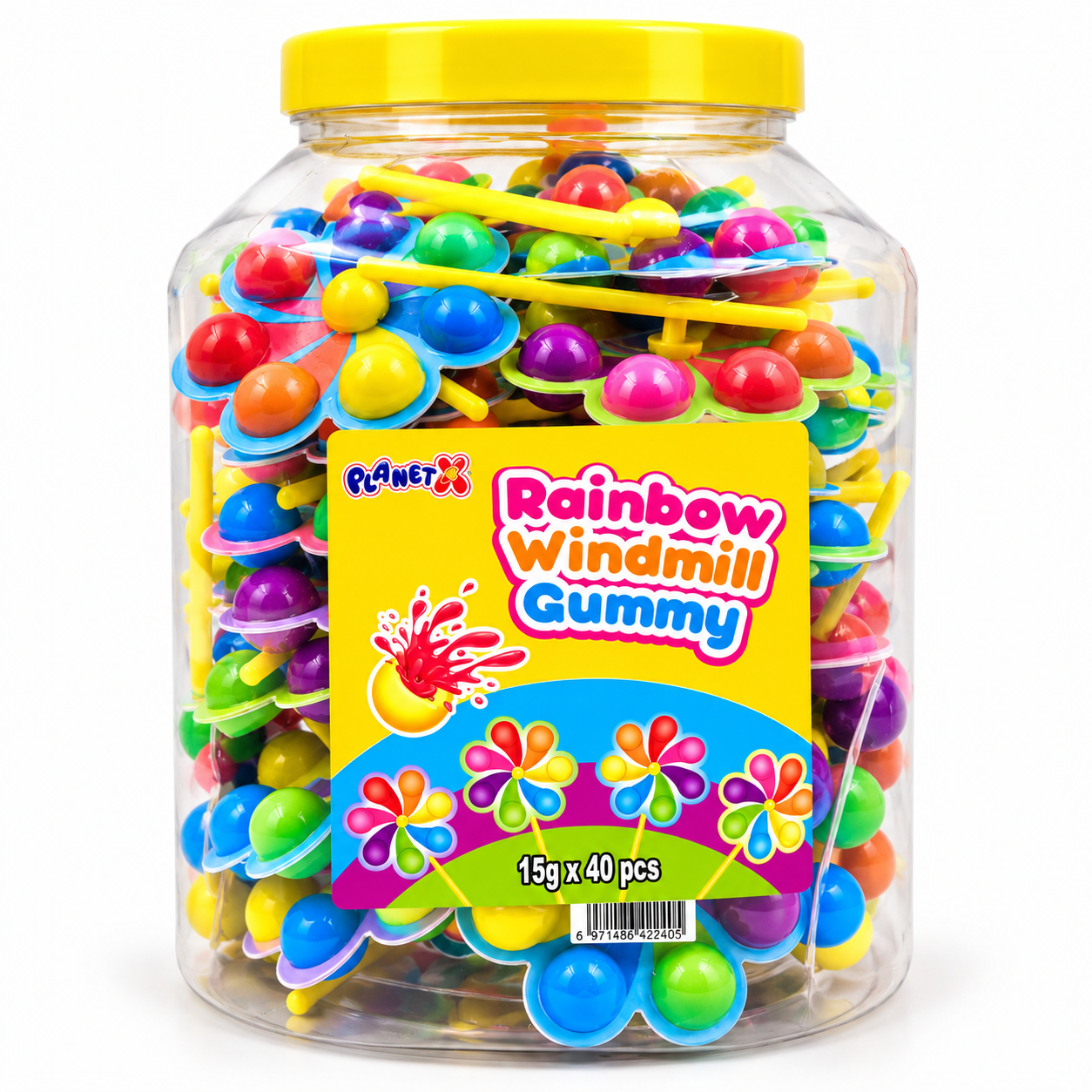 Rainbow Windmill (parrak) marmelad × 40 dona