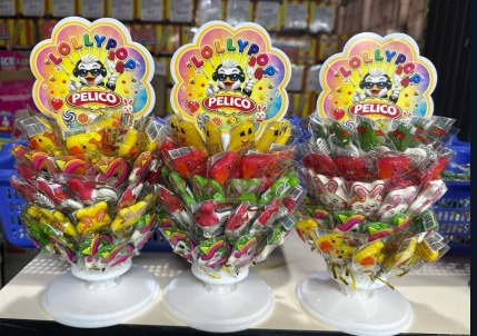 Pelico Archa chupa-chups assorti (stend) 15 g × 60 dona