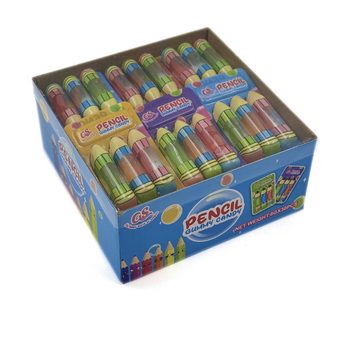 Pencil Gummy (qalam) marmelad 8 g × 30 dona