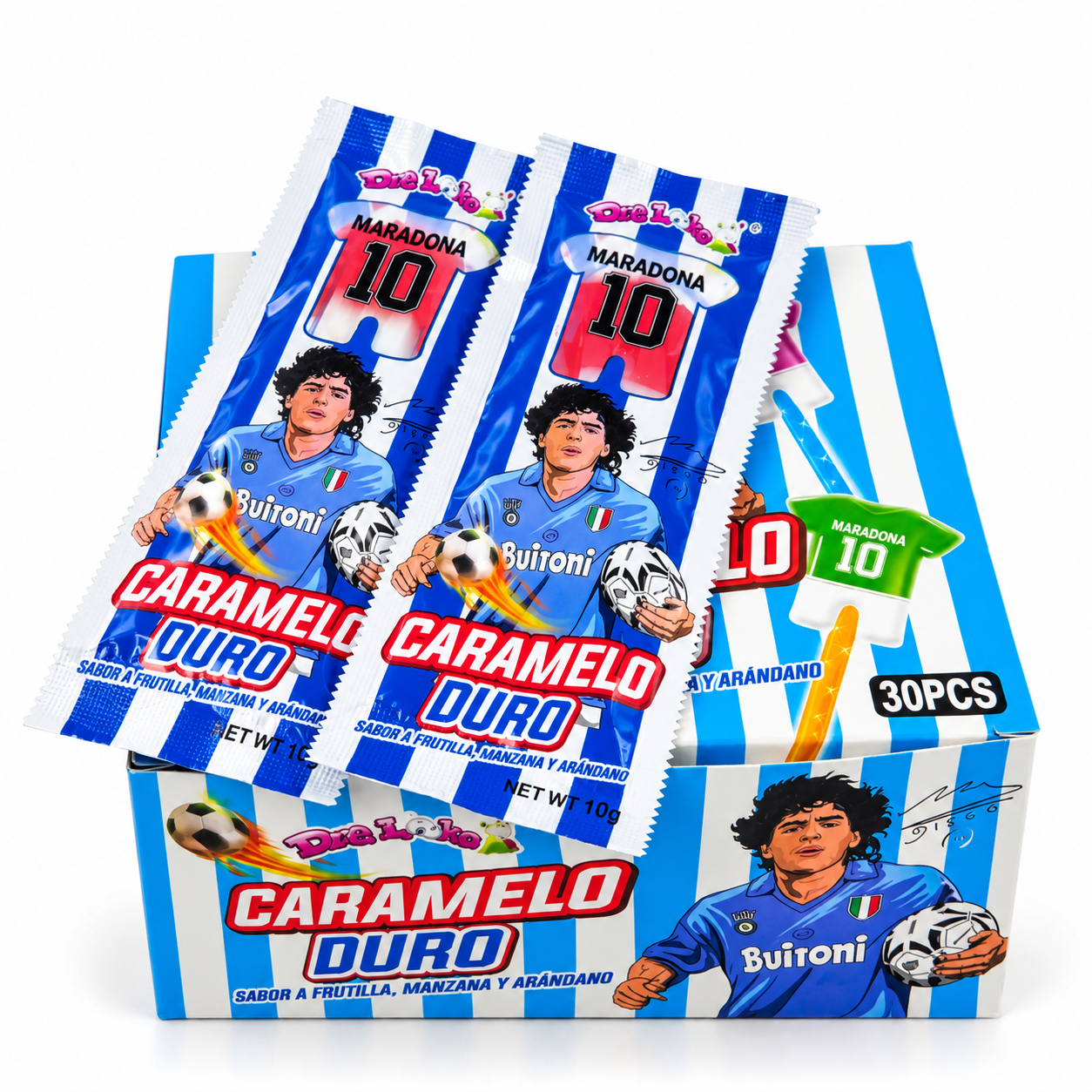 Football Lollipop ledenets 10 g × 30 dona