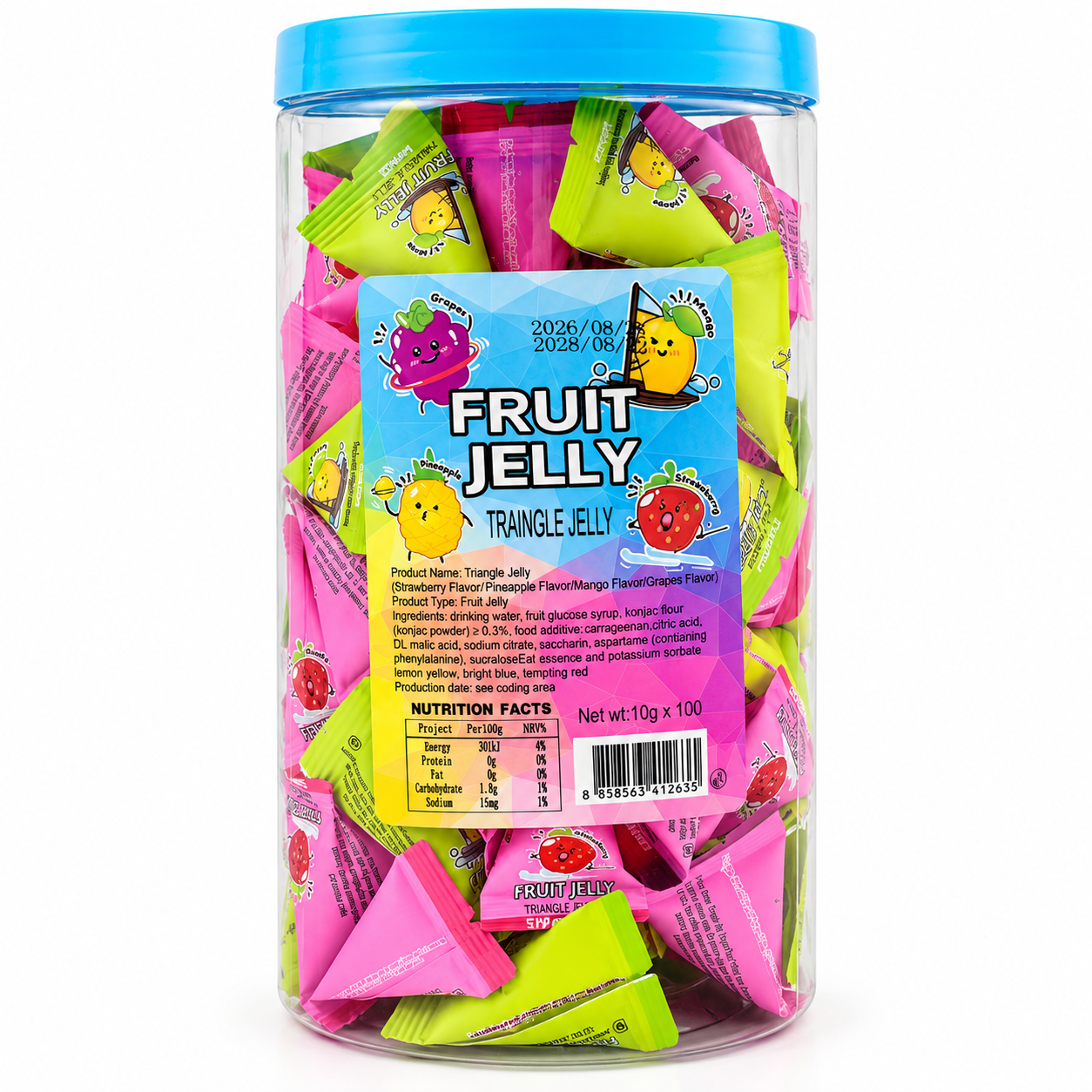 Hi-Po Jelly jele 10 g × 100 dona
