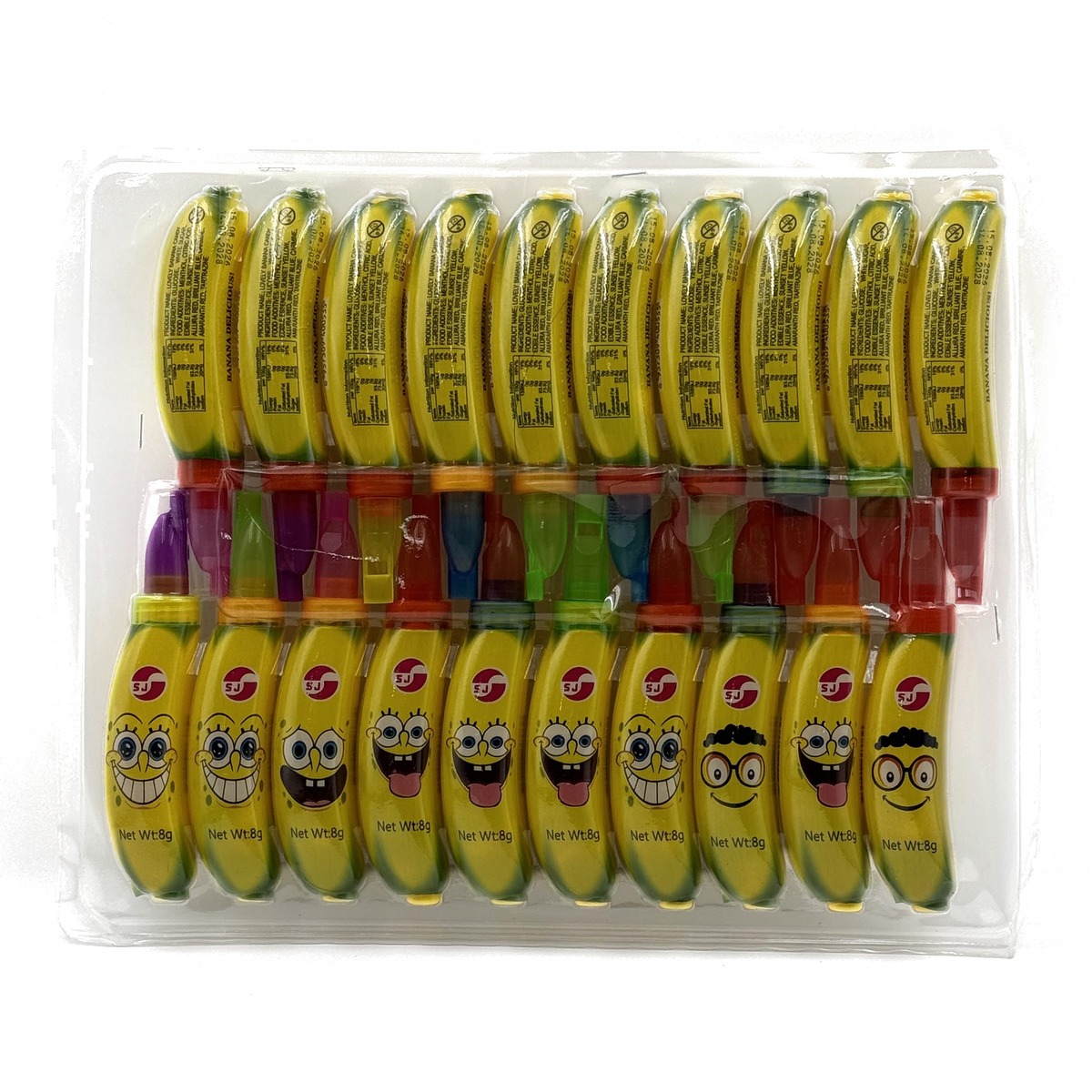 Banana konfet 8 g × 20 dona
