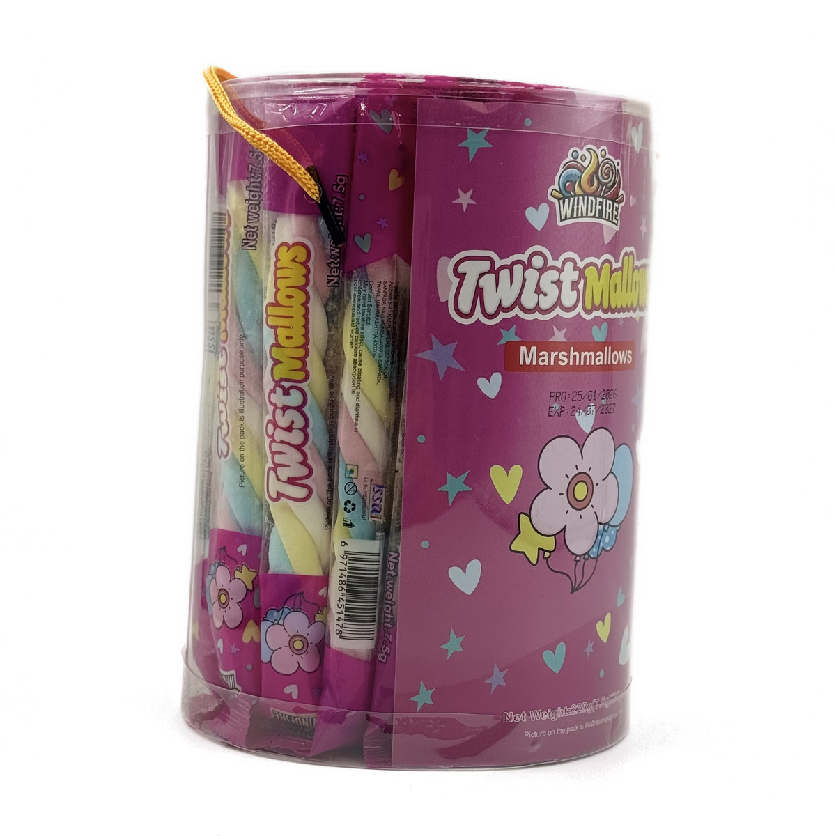 Twist Marshmallow 7.5 g × 30 dona