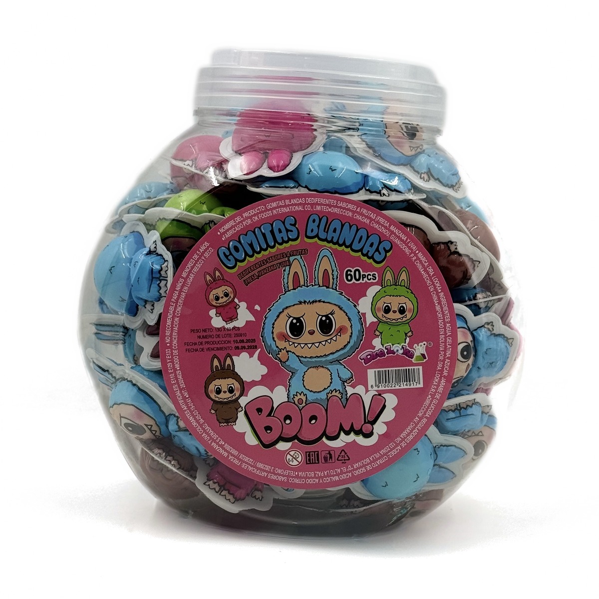 Gummy Ball assorti marmelad LABUBU