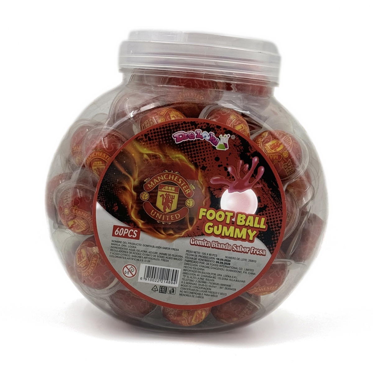 Gummy Ball assorti marmelad MANCHESTER UNITED