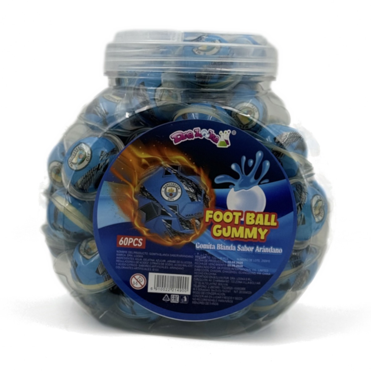 Gummy Ball assorti marmelad FOOT BALL