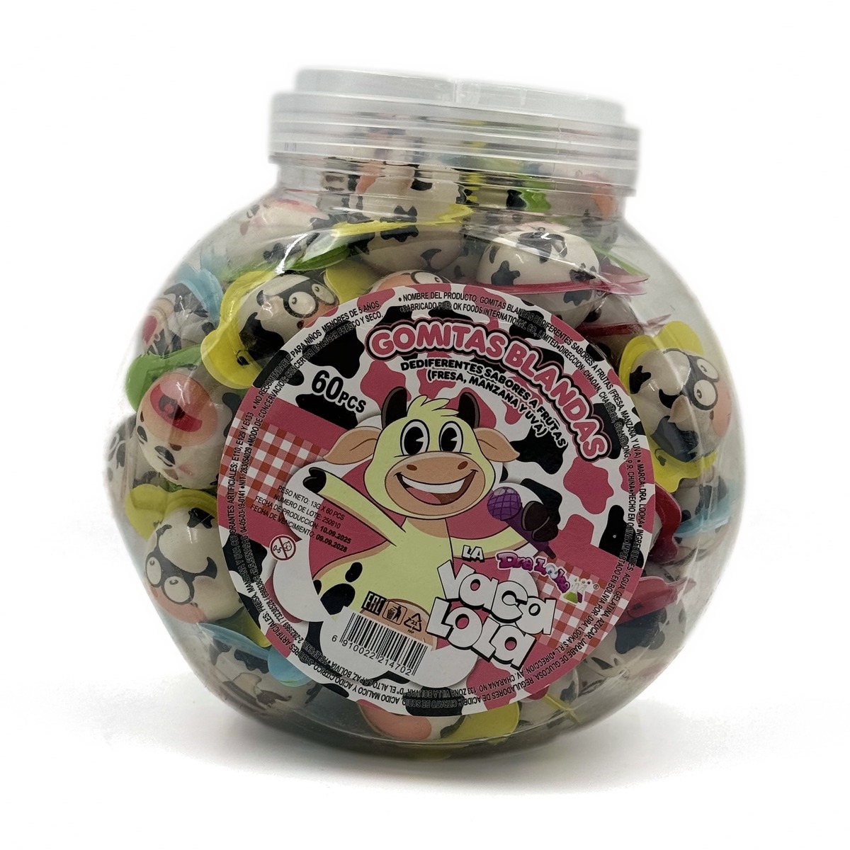 Gummy Ball assorti marmelad VACA LOLA