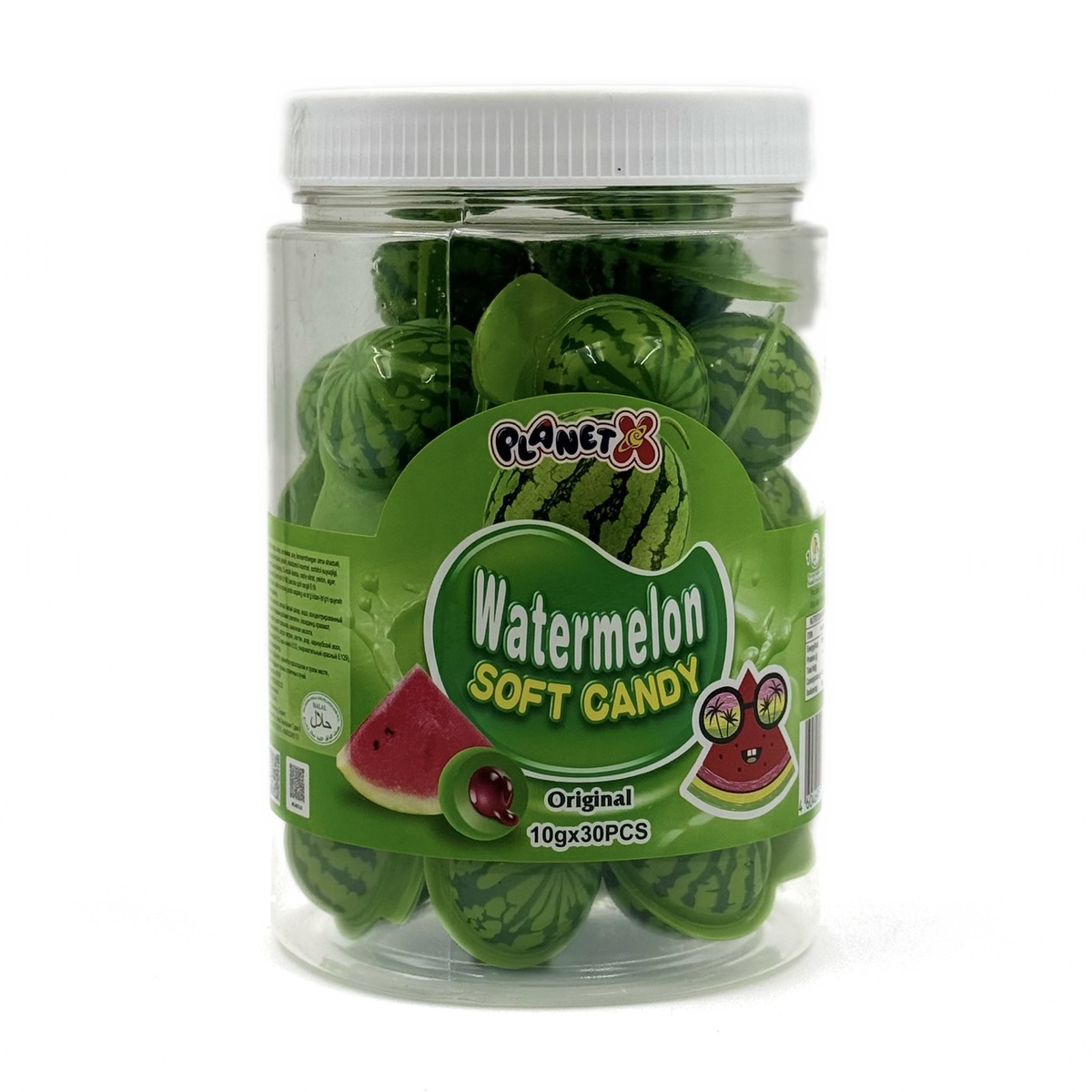 Eyeball Gummy marmelad 10 g × 30 dona WATERMELON